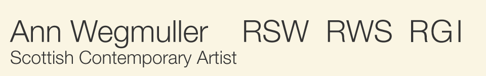 Ann Wegmuller - Contemporary Scottish Artist - RSW, RWS